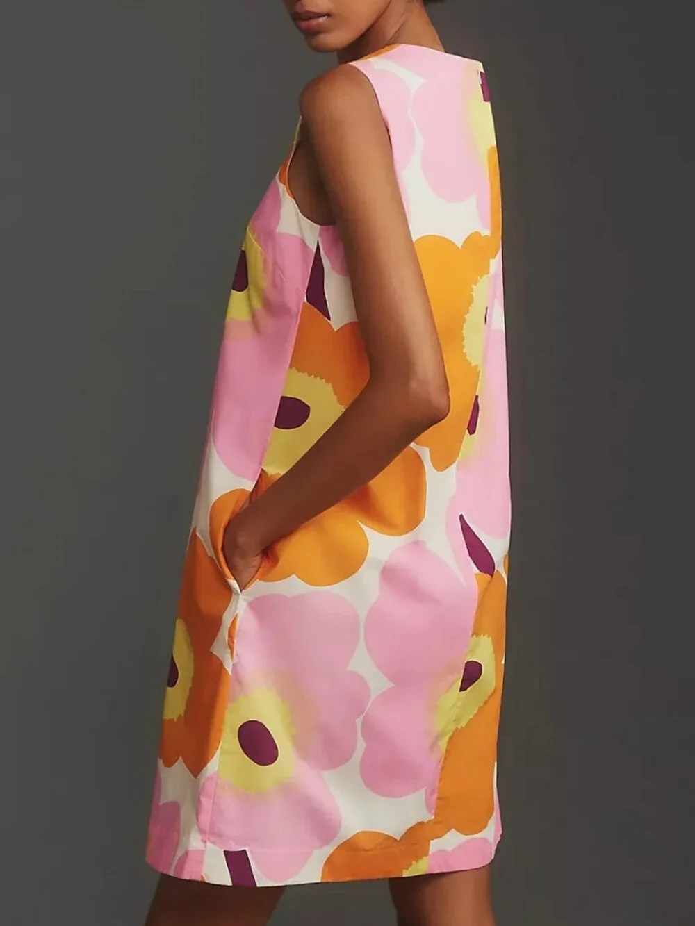 Marimekko Kestit Unikko Poplin Mini Shift Dress - NWT - RARE - Picture 3 of 16
